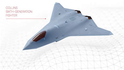 An artist's rendering of a 6th generation fighter jet in operation