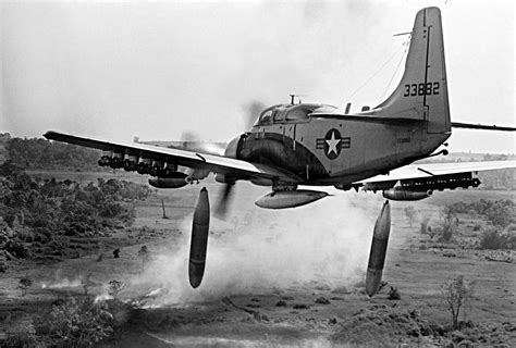 A-1 Skyraider Vietnam War Aircraft