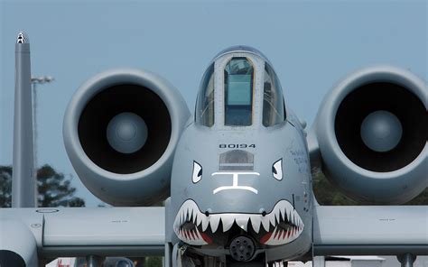 Close-Up of A-10 Aircraft