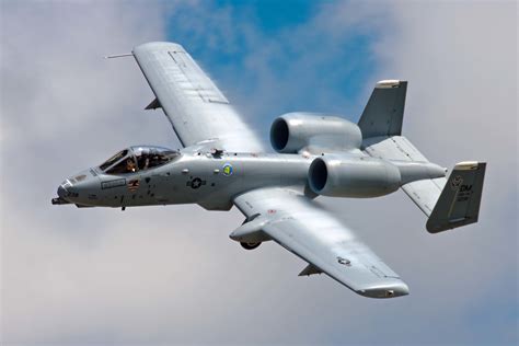 A-10 Thunderbolt II taking off from a runway