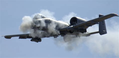 A-10 Warthog Firing