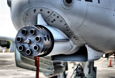 A-10 Warthog Firing GAU-8A Cannon