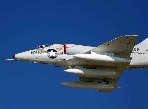 A-4 Skyhawk climbing