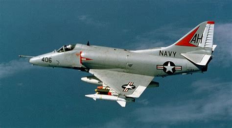 A-4 Skyhawk in flight