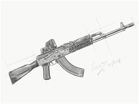 AK-47 drawings collection