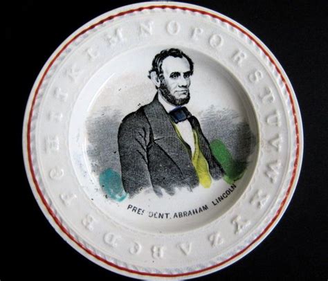 Abe Lincoln China Plate