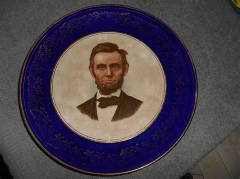 Abe Lincoln China Portrait Plate