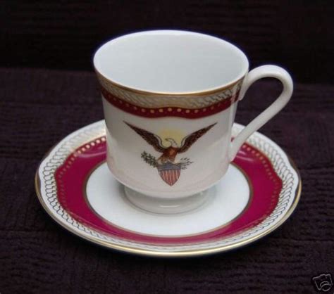 Abe Lincoln China Saucer