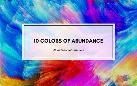 Abundance Colors