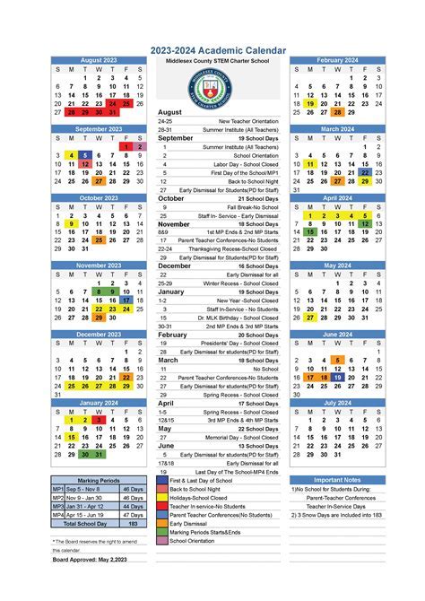 Academic Calendar Images