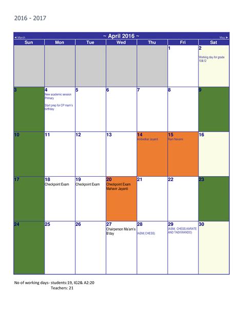 Academic Calendar Planning Images