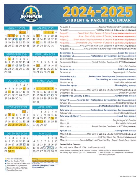 Accessing Jefferson Parish Schools Calendar