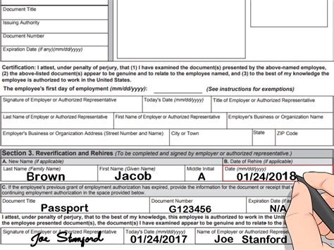 Accurate I-9 Form Completion