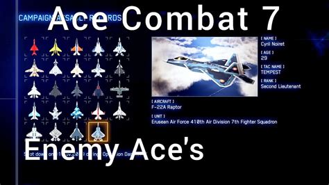 Ace Combat Ken Enemy Tactics