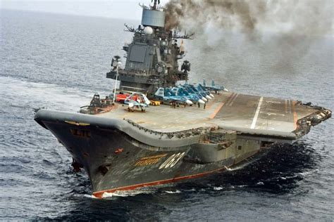 Admiral Kuznetsov Aircraft Carrier Operation