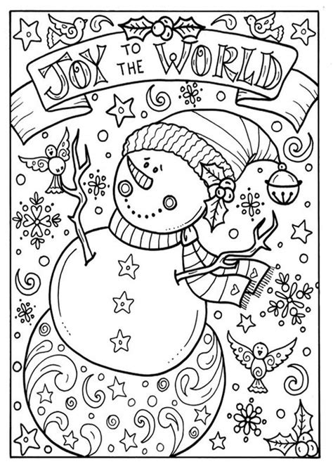 Adult Christmas Coloring Sheets Printables