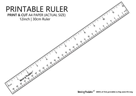 Advantages of Using Free Printable Cm Rulers