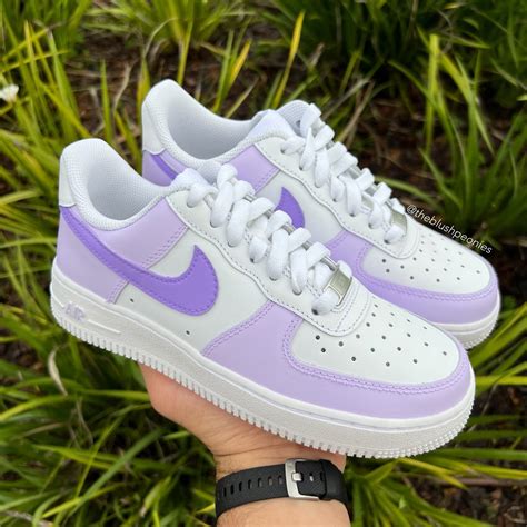 Air Force 1 Platform Sneakers in Purple