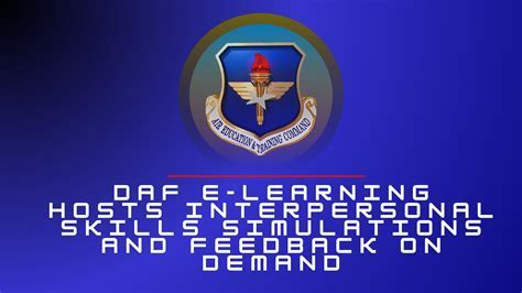 Air Force e-learning technology