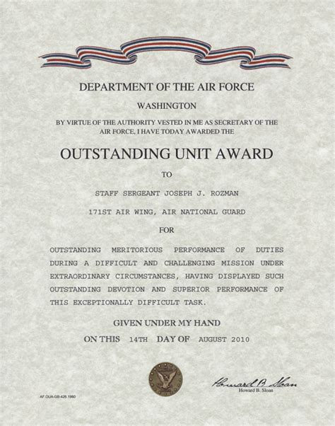 Air Force Outstanding Unit Award