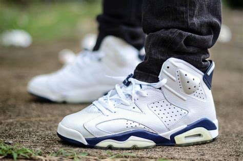 Air Jordan 6s Navy Blue Bold and Colorful Outfit