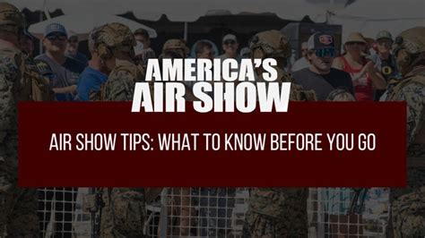 Air Show Tips and Tricks