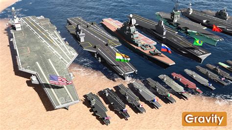 Aircraft Carriers Comparison Gallery