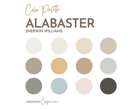 Alabaster Color Palette Designs