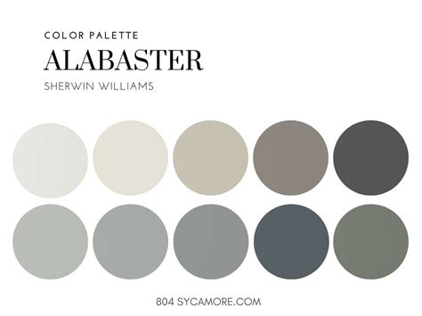 Alabaster Color Palette Ideas