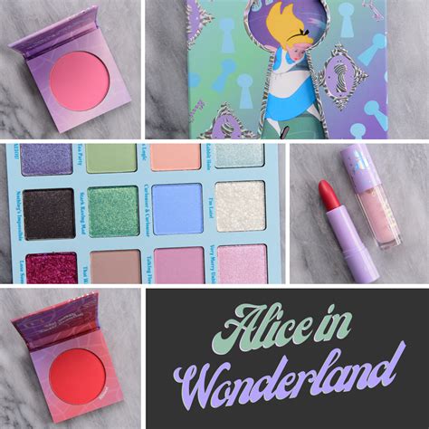 Alice In Wonderland Eyeshadow Palette Colors