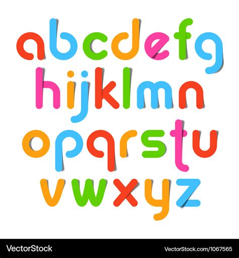 Alphabet Letters Vector