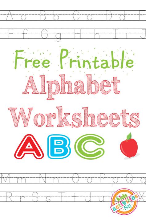 Engaging Alphabet Printable Activities