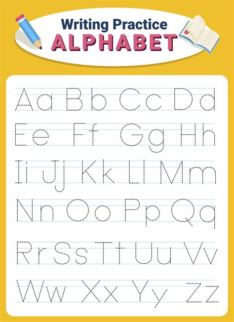 Alphabet Tracing Printables for Kindergartners Examples