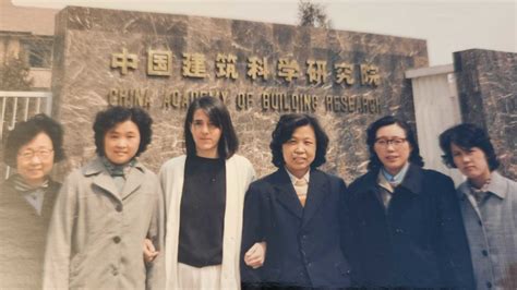 Anne Stevenson Yang with students