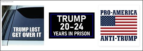 Anti-Trump Bumper Stickers 1