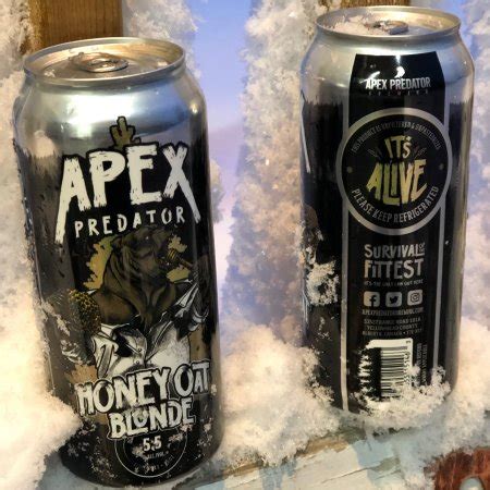 Apex Predator Beer is crisp and refreshing