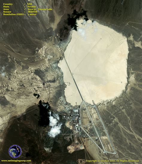 Area 51 Satellite Image 1