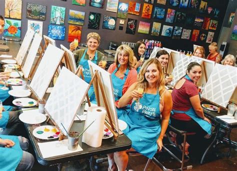 Art Class at Pinot's Palette Olathe Kansas