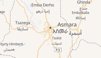 Asmara Time Zone Map