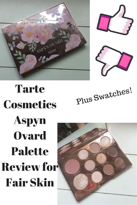 Aspyn Ovard Tarte Palette Ingredients