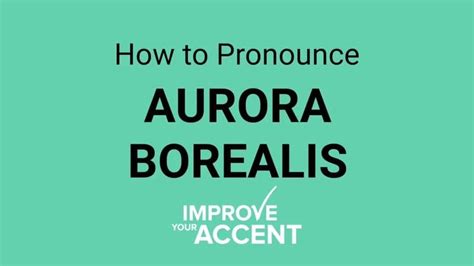 British English Pronunciation of Aurora