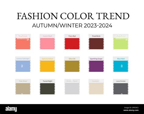 Autumn Color Palette Fashion Trends