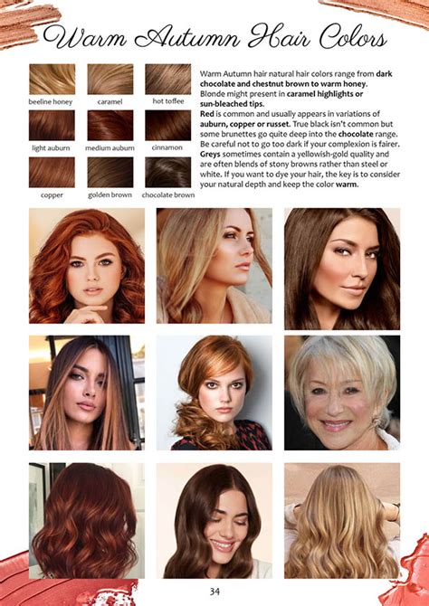 Autumn Color Palette Hair Color Ideas