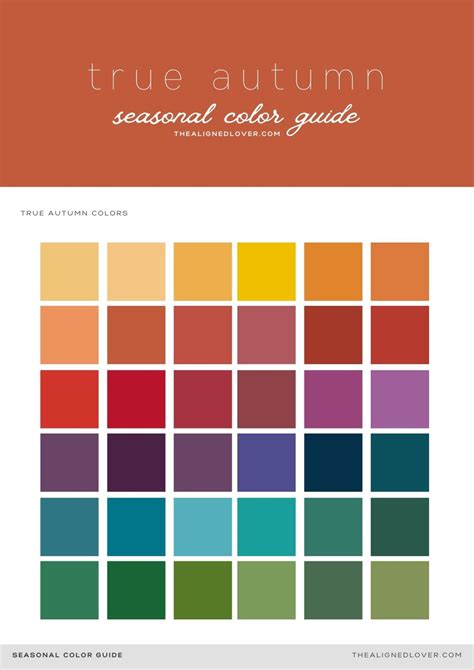 Autumn Color Palette Tips and Tricks