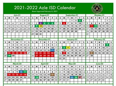 Azle Isd Calendar Image 1