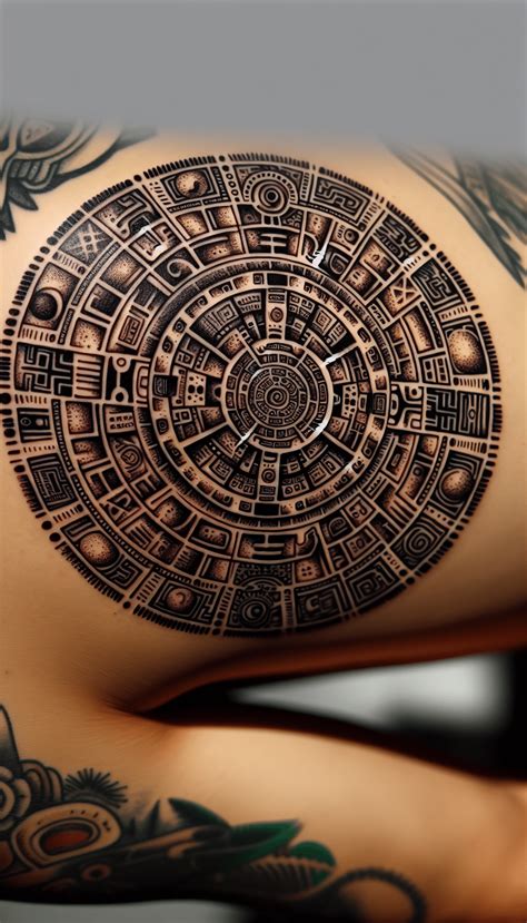 Aztec Calendar Tattoo Meaning