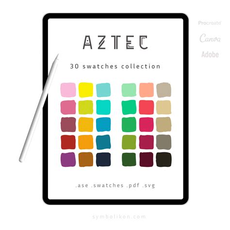 Aztec Color Palette 1: Sacred Earth