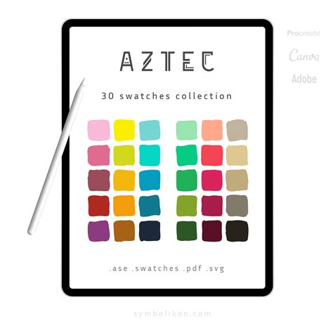 Aztec Color Palette 6: Temple Architecture