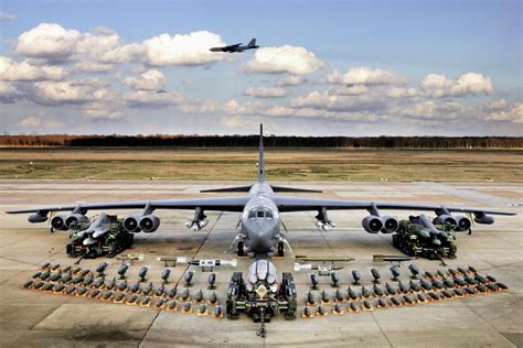 B-52 Stratofortress in flight during the Vietnam War