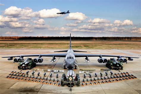 B-52 in flight